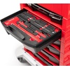 image:imageTEKTON Hammers Pry Bars Punches and Chisels Set with Open Top Drawer and Rack 9Piece  OLB94701