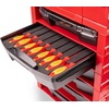image:imageTEKTON Phillips Slotted Square Insulated Screwdriver Set with Open Top Drawer and Rack 8Piece 12 3565 mm 12  DVZ90600