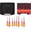 image:imageTEKTON Phillips Slotted Square Insulated Screwdriver Set with Open Top Drawer and Rack 8Piece 12 3565 mm 12  DVZ90600