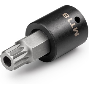 image:imageTEKTON 12 Inch Drive x MT18 TamperResistant Triple Square Impact Bit Socket  SIB29218MT18