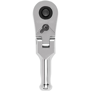 image:imageTEKTON 38 Inch Drive x 412 Inch Flex Head NonQuickRelease Stubby Ratchet  SRH2610414 Inch Drive x 3 Inch Flex Head QR