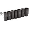 image:imageTEKTON 34 Inch Drive Deep 6Point Impact Socket Set with Case 7Piece 1316112 in  48907Piece 1316  112 in