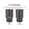 image:imageTEKTON 34 Inch Drive Deep 6Point Socket Set with Rails and Trays 34Piece 1350 mm  SID93119