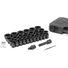 image:imageTEKTON 34 Inch Drive Shallow 6Point Socket Set with Case 36Piece 12212 in  SID93408