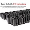 image:imageTEKTON 34 Inch Drive Shallow 6Point Socket Set with Case 37Piece 1350 mm  SID93419