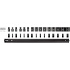 image:imageTEKTON 38 Inch Drive 12Point Impact Socket Set with Rail 9Piece 51634 in  SID91108Rails