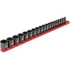 image:imageTEKTON 38 Inch Drive 12Point Impact Socket Set with Rail 9Piece 51634 in  SID91108Rails