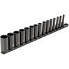 image:imageTEKTON 38 Inch Drive 12Point Impact Socket Set with Rail 9Piece 51634 in  SID91108Rails
