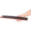 image:imageTEKTON 38 Inch Drive 12Point Impact Socket Set with Rail 9Piece 51634 in  SID91108Rails