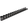image:imageTEKTON 38 Inch Drive 12Point Impact Socket Set with Rail 9Piece 51634 in  SID91108Rails