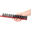 image:imageTEKTON 38 Inch Drive 12Point Impact Socket Set with Rail 9Piece 51634 in  SID91108Rails