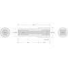 image:imageTEKTON 12 Inch Drive x 11116 Inch Shallow 6Point Impact Socket  SID2204312 Inch