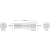 image:imageTEKTON 12 Inch Drive x 11116 Inch Shallow 6Point Impact Socket  SID22043794 mm Pack of 2