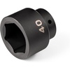 image:imageTEKTON 12 Inch Drive x 40 mm Shallow 6Point Impact Socket  SID2214040 mm