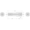 image:imageTEKTON 38 Inch Drive x 1 Inch Shallow 12Point Impact Socket  SID122256 mm