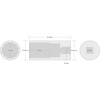 image:imageTEKTON 38 Inch Drive x 9 mm SemiDeep 12Point Impact Socket  SID1430917 mm