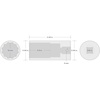 image:imageTEKTON 38 Inch Drive x 9 mm SemiDeep 12Point Impact Socket  SID1430918 mm