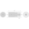 image:imageTEKTON 38 Inch Drive x 9 mm SemiDeep 12Point Impact Socket  SID1430919 mm