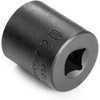 image:imageTEKTON 38 Inch Drive x 9 mm SemiDeep 12Point Impact Socket  SID1430920 mm