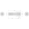 image:imageTEKTON 38 Inch Drive x 9 mm SemiDeep 12Point Impact Socket  SID143098 mm