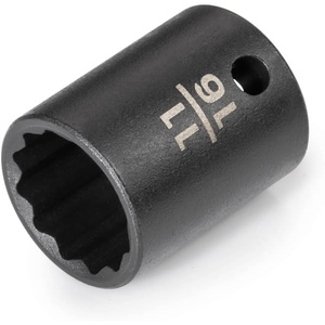 image:imageTEKTON 38 Inch Drive x 1 Inch Shallow 12Point Impact Socket  SID122251116Inch
