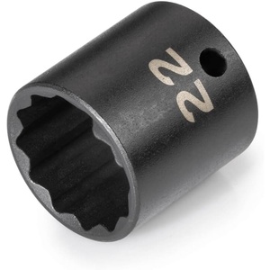 image:imageTEKTON 38 Inch Drive x 9 mm SemiDeep 12Point Impact Socket  SID1430922 mm