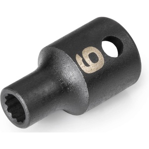 image:imageTEKTON 38 Inch Drive x 9 mm SemiDeep 12Point Impact Socket  SID143096 mm