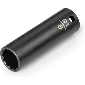image:imageTEKTON 38 Inch Drive x 9 mm SemiDeep 12Point Impact Socket  SID14309916Inch