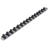 image:imageTEKTON 12 Inch Drive x 18 Inch Socket Rail 15 Clips Gray  OSR23315  Made in USAGray