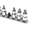 image:imageTEKTON 12 Inch Drive x 18 Inch Socket Rail 15 Clips Gray  OSR23315  Made in USAGray