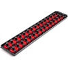 image:imageTEKTON 12 Inch Drive x 18 Inch Socket Rail 15 Clips Gray  OSR23315  Made in USARed