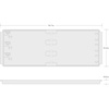 image:imageTEKTON 13 Inch 2Rail Tray  OSC72000  Made in USA13 Inch