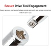 image:imageTEKTON 14 Inch Drive Extension Set 2Piece 9 12 in  SHA9000914 Inch Drive x 6 Inch