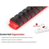 image:imageTEKTON 14 Inch Drive Shallow 6Point Socket Set with Rail 11Piece 532  916 in  SHD9010114Piece 532916 in
