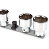 image:imageTEKTON 34 Inch Drive 2Rail Socket Organizer Set Red 20Tool  OST33120  Made in USAGray