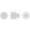 image:imageTEKTON 34 Inch Drive x 134 Inch Deep 6Point Socket  SHD33045118Inch