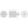 image:imageTEKTON 34 Inch Drive x 134 Inch Deep 6Point Socket  SHD33045118Inch