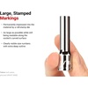 image:imageTEKTON 38 Inch Drive Shallow 6Point Socket Set with Rail 9Piece 516  34 in  SHD91101Deep