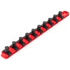 image:imageTEKTON 12 Inch Drive x 18 Inch Socket Rail 15 Clips Gray  OSR23315  Made in USARed