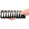 image:imageTEKTON 12 Inch Drive Deep 12Point Socket Set with Rails and Tray 16Piece 381516 in  SHD92119