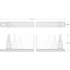 image:imageTEKTON 12 Inch Drive PhillipsSlotted Bit Socket Set with Rail 8Piece 2  4 1458 in  SHB92108