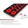 image:imageTEKTON 12 Inch Drive Shallow 12Point Socket Set with Rail 15Piece 1024 mm  SHD9210430Piece 1024 mm