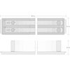 image:imageTEKTON 12 Inch Drive Shallow and Deep 12Point Socket Set with Rails and Tray 22Piece 381 in  SHD92210