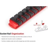 image:imageTEKTON 14 Inch Drive Hex Bit Socket Set with Rails and Tray 21Piece 564516 in 28 mm  SHB9020311Piece 28 mm