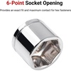 image:imageTEKTON 38 Inch Drive x 20 mm SemiDeep 12Point Socket  SHD1432018 mm