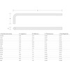 image:imageTEKTON 12 Inch Flat End Hex LKey  KLX12500116 in