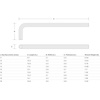 image:imageTEKTON 12 Inch Flat End Hex LKey  KLX1250014 mm