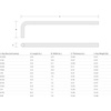 image:imageTEKTON 12 Inch Flat End Hex LKey  KLX12500532 in