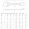 image:imageTEKTON 1516 Inch Stubby Combination Wrench  180551Inch