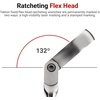 image:imageTEKTON 16 mm Long FixedFlex Head 12Point Ratcheting Box End Wrench  WRB3541622 mm